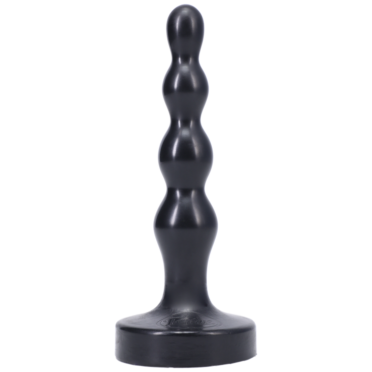 Tantus Silicone Ripple Small Silicone Butt Plug Black