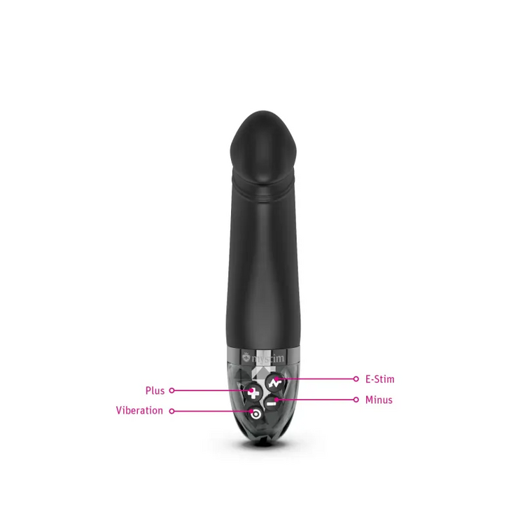 Mystim Real Deal Neal eStimVibrator, Black