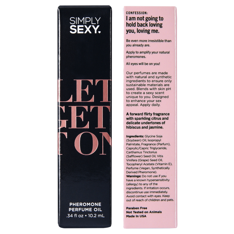 SIMPLY SEXY PHEROMONE PERFUME OIL ROLL-ON - LET&