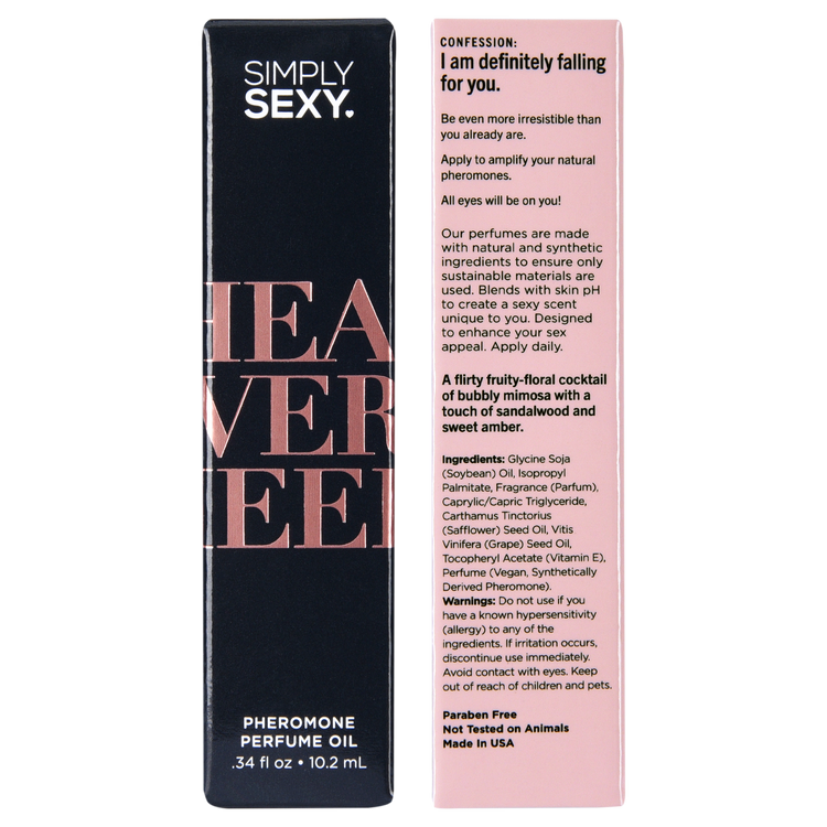 SIMPLY SEXY PHEROMONE PERFUME OIL ROLL-ON - HEAD OVER HEELS - 0.34 floz | 10.2mL