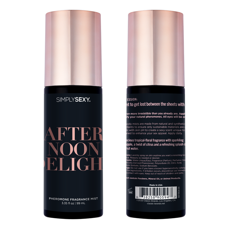 SIMPLY SEXY PHEROMONE BODY MIST - AFTERNOON DELIGHT - 3.35 floz | 99mL