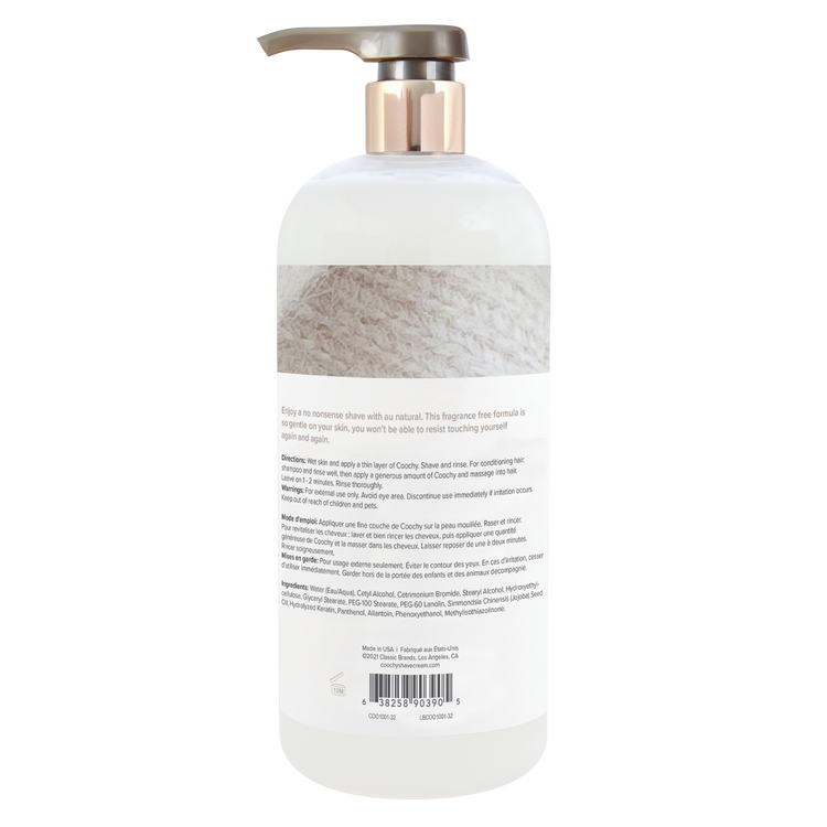 Shave Cream - Au Natural 32oz | 946mL