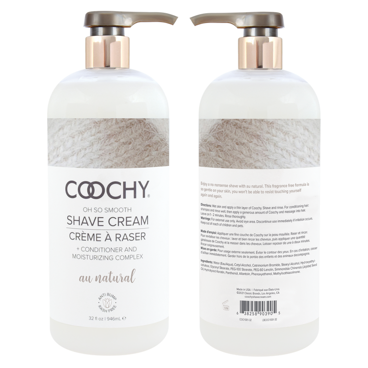 Shave Cream - Au Natural 32oz | 946mL