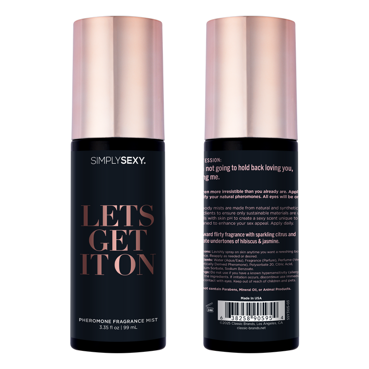 SIMPLY SEXY PHEROMONE BODY MIST - LET&