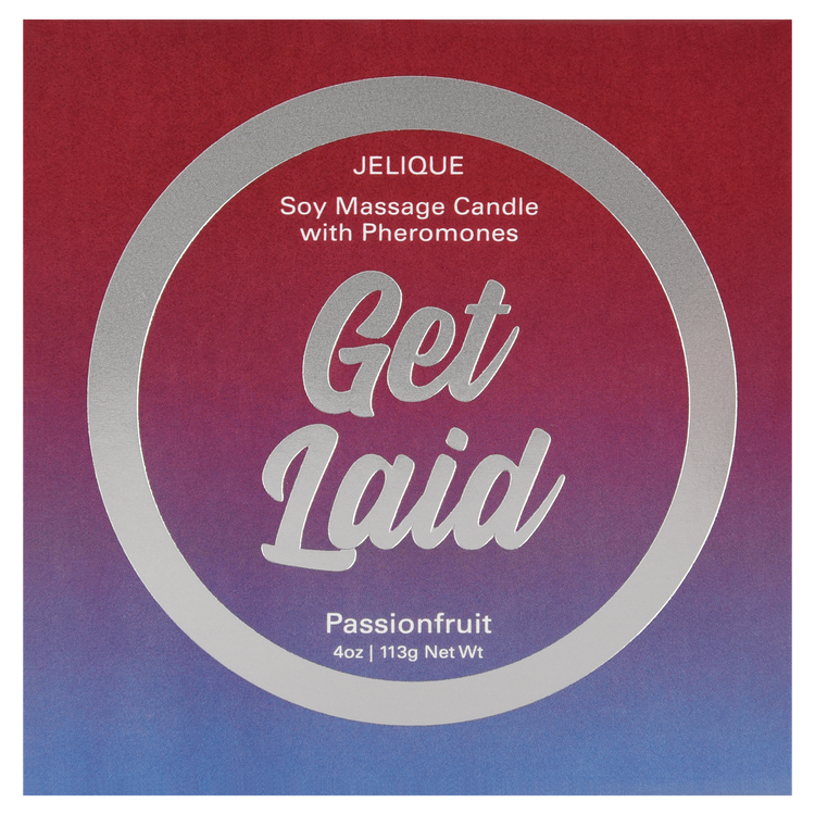 MOOD CANDLES Get Laid - Pheromone Massage Candle Passion Fruit 4oz | 113g
