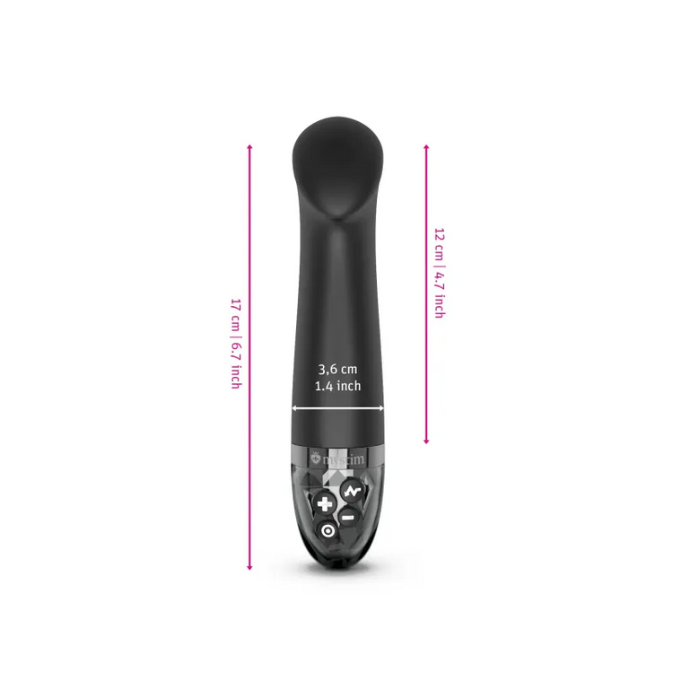 Mystim Right on Ron eStimVibrator, Black