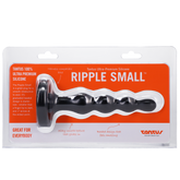 Tantus Silicone Ripple Small Silicone Butt Plug Black