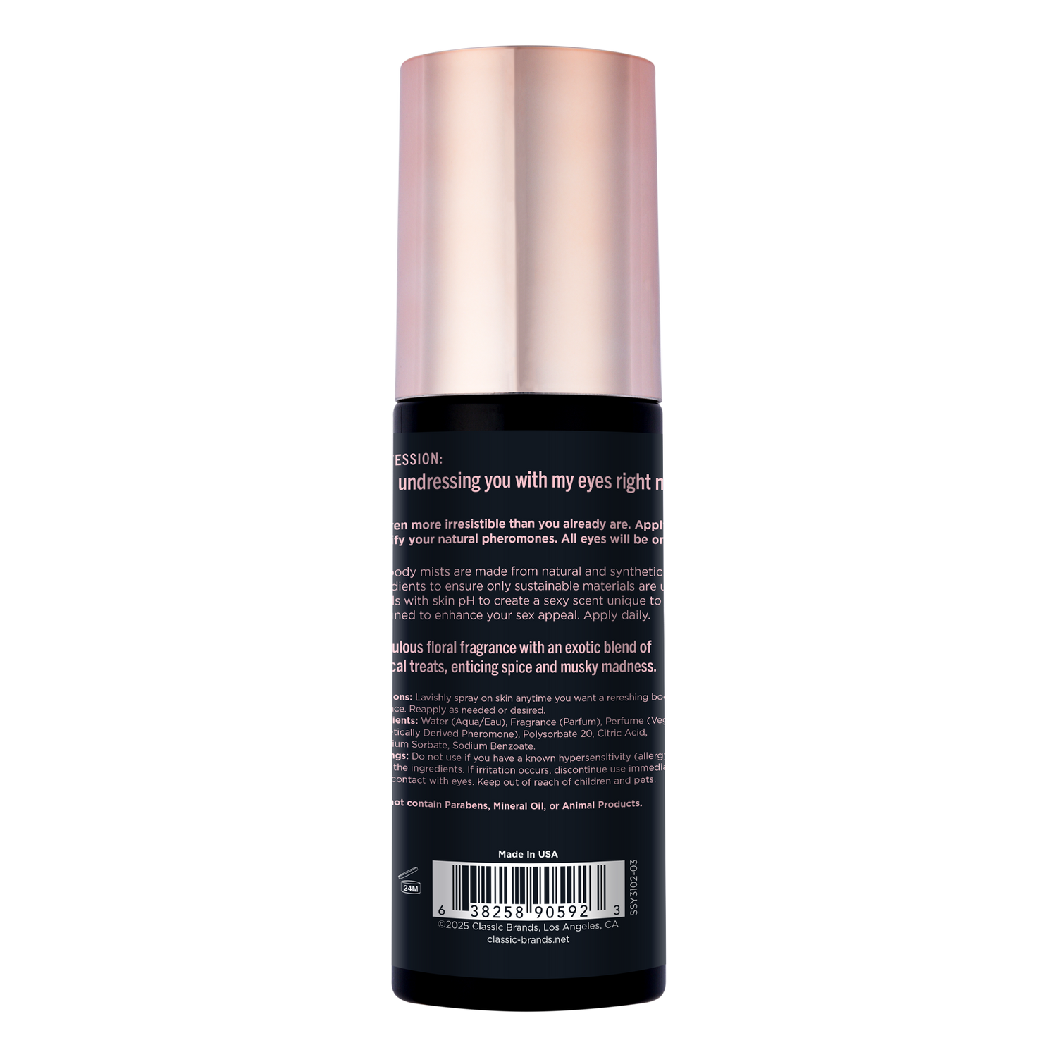 SIMPLY SEXY PHEROMONE BODY MIST - TURN OFF THE LIGHTS - 3.35 floz | 99mL