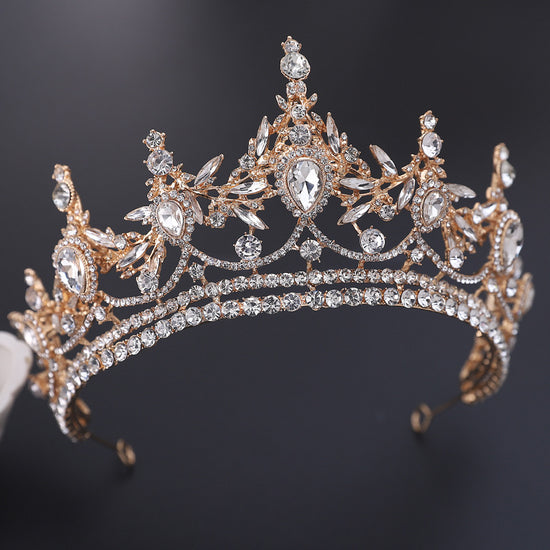Rhinestone Alloy Crown