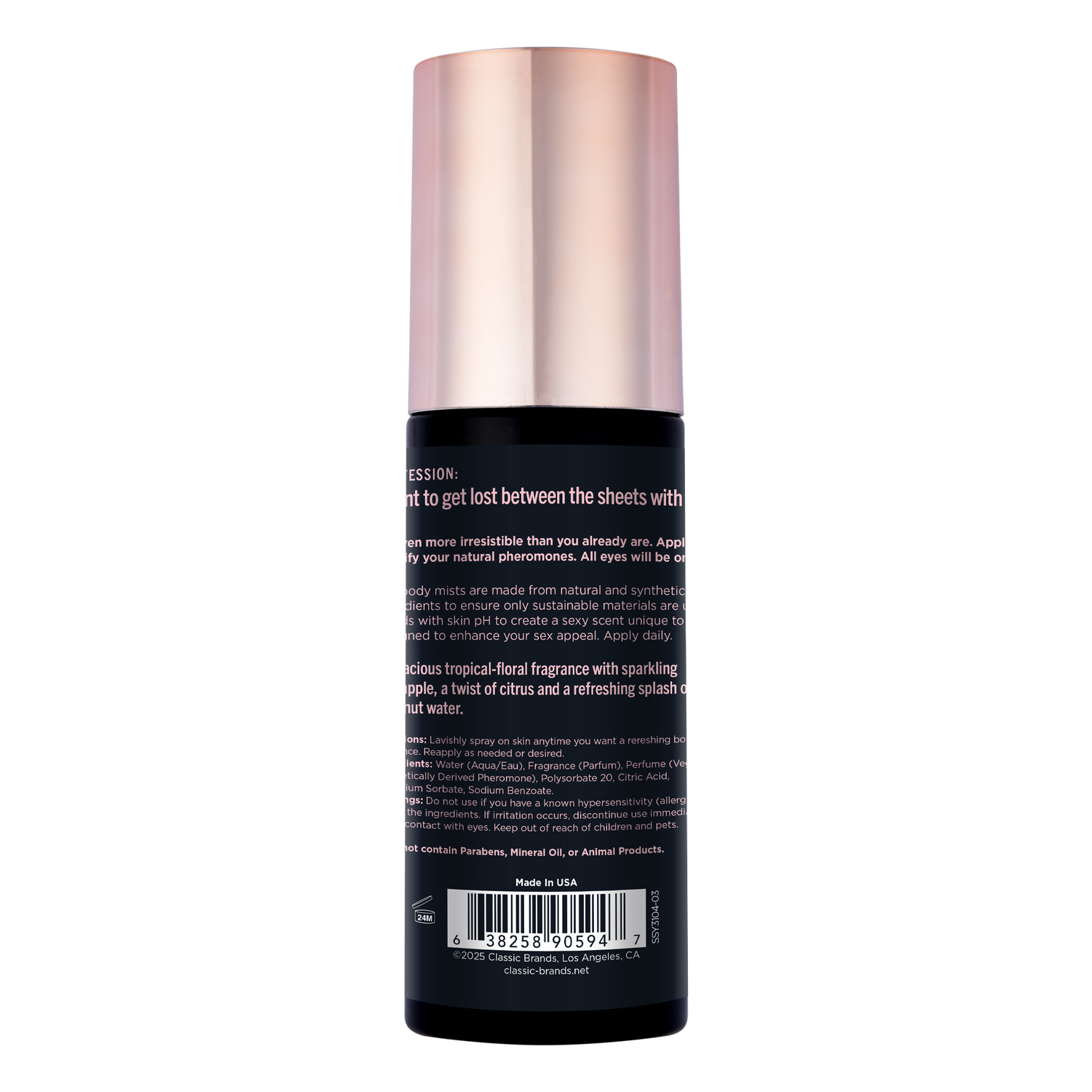 SIMPLY SEXY PHEROMONE BODY MIST - AFTERNOON DELIGHT - 3.35 floz | 99mL