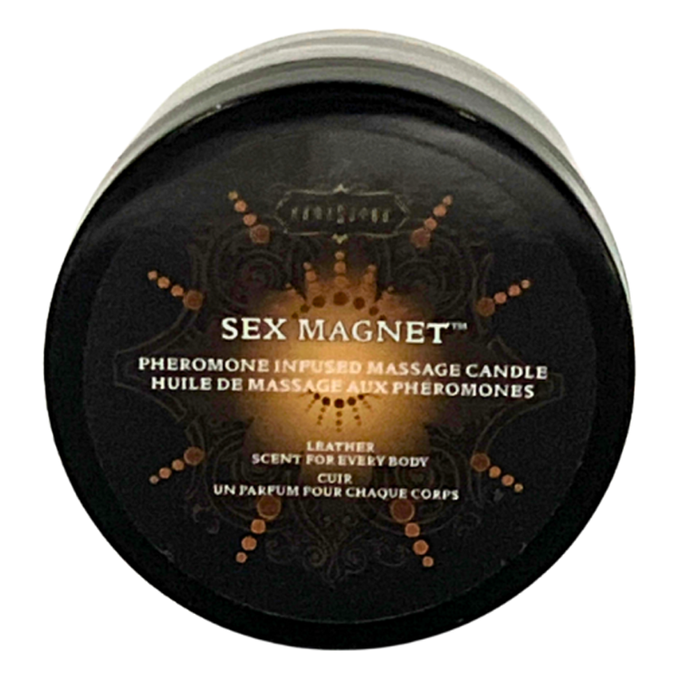 Sex Magnet Pheromone - Leather Massage candle 1.7 oz/48 g