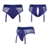 HARNESS LINGERIE DIVA - S - NIGHT BLUE