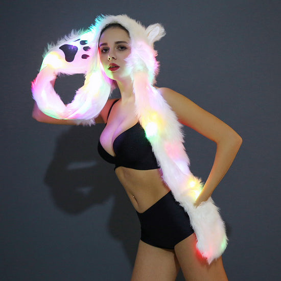 cosplay glowing cat scarf costumes