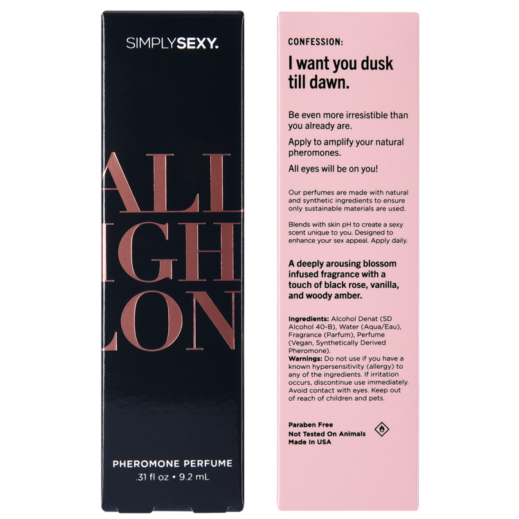 SIMPLY SEXY PHEROMONE PERFUME SPRAY - ALL NIGHT LONG - 0.31 floz | 9.2mL