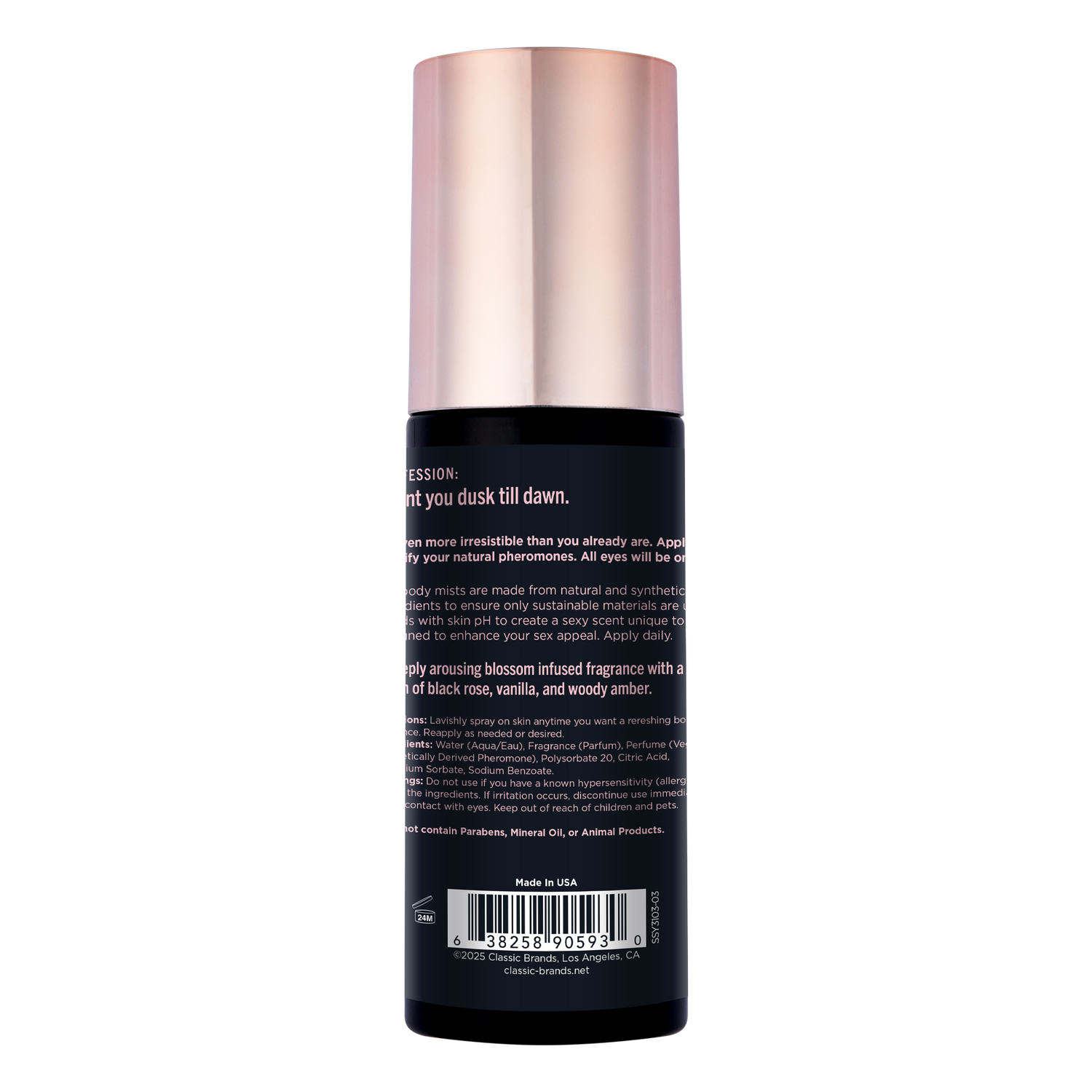 SIMPLY SEXY PHEROMONE BODY MIST - ALL NIGHT LONG - 3.35 floz | 99mL