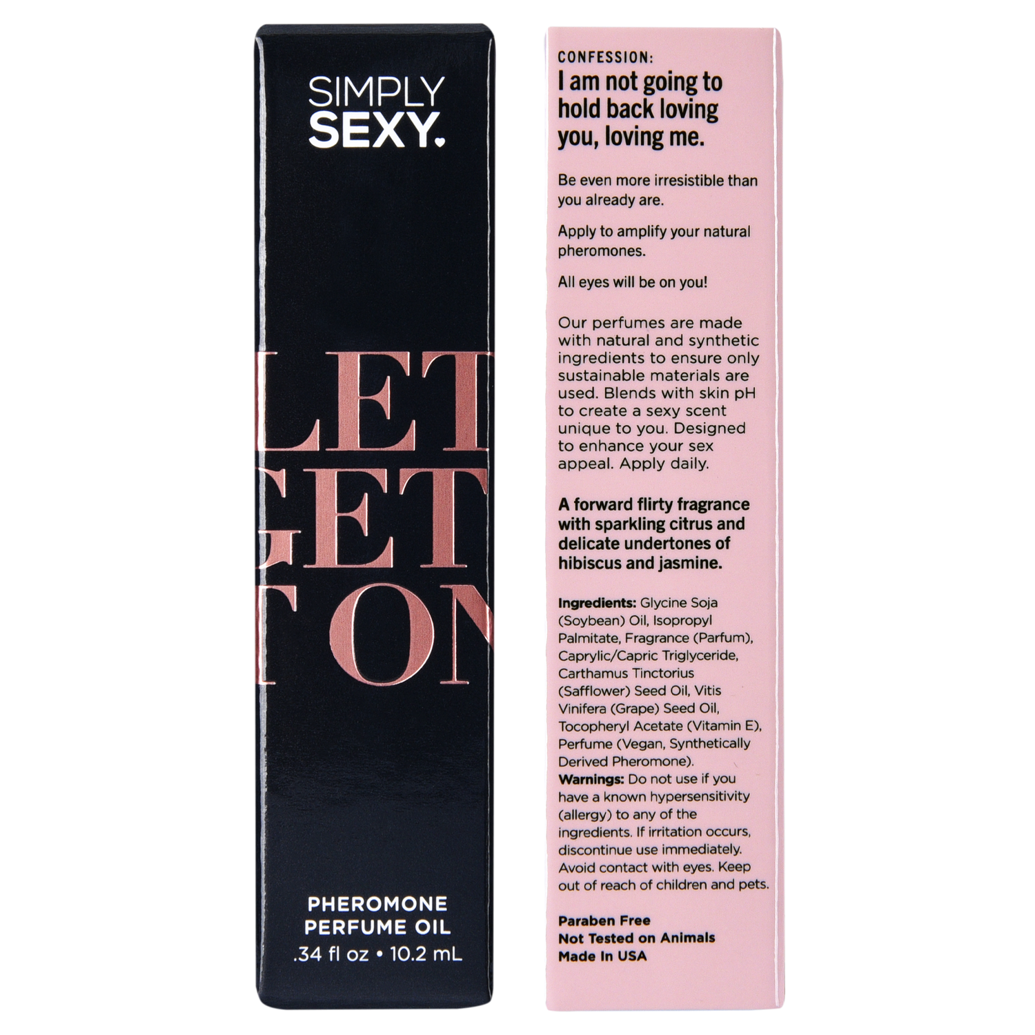 SIMPLY SEXY PHEROMONE PERFUME OIL ROLL-ON - LET&