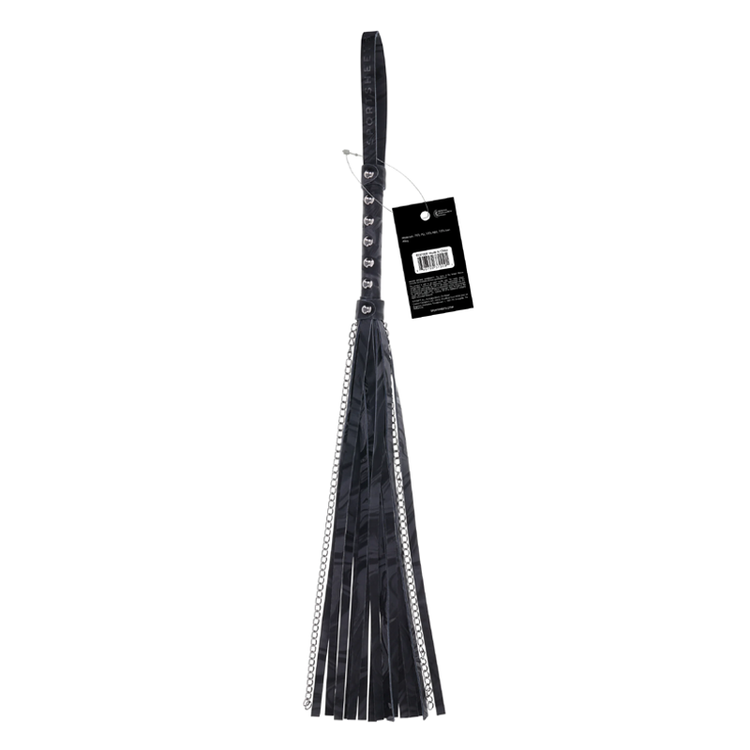 Velvet Noir Chain Flogger