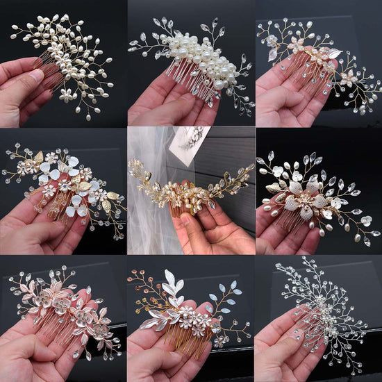 Bridal Crystal Hair Headdress