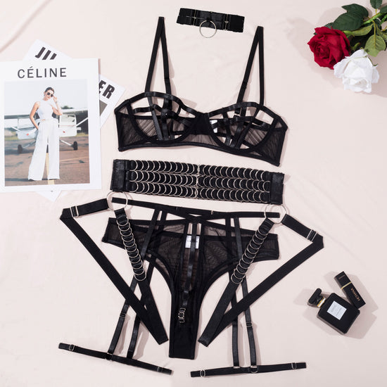 Gather Chest Strap Lingerie For Women