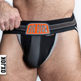 BULGER, the big pouch jock, BLACK IRON, X-LARGE