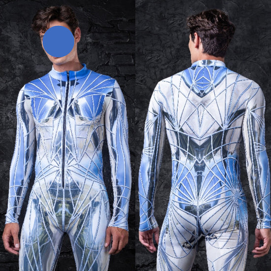 Cosplay Unisex Tights with Long Sleeves Jumpsuit