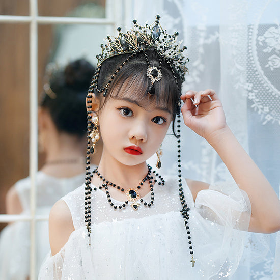 Lolita Fringed Crown Catwalk Crown Hair Accessories