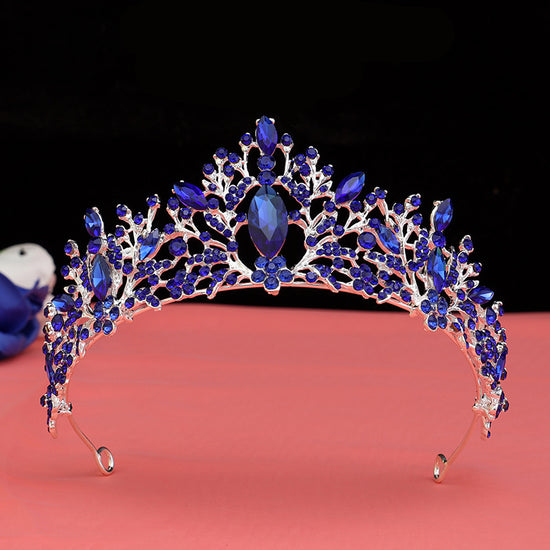 Blue Crystal Hair Band