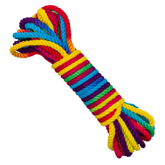Funfetti Rainbow Bondage Rope