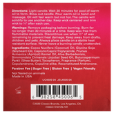 MOOD CANDLES Netflix & Chill - Pheromone Massage Candle Berry Yummy 4oz | 113g