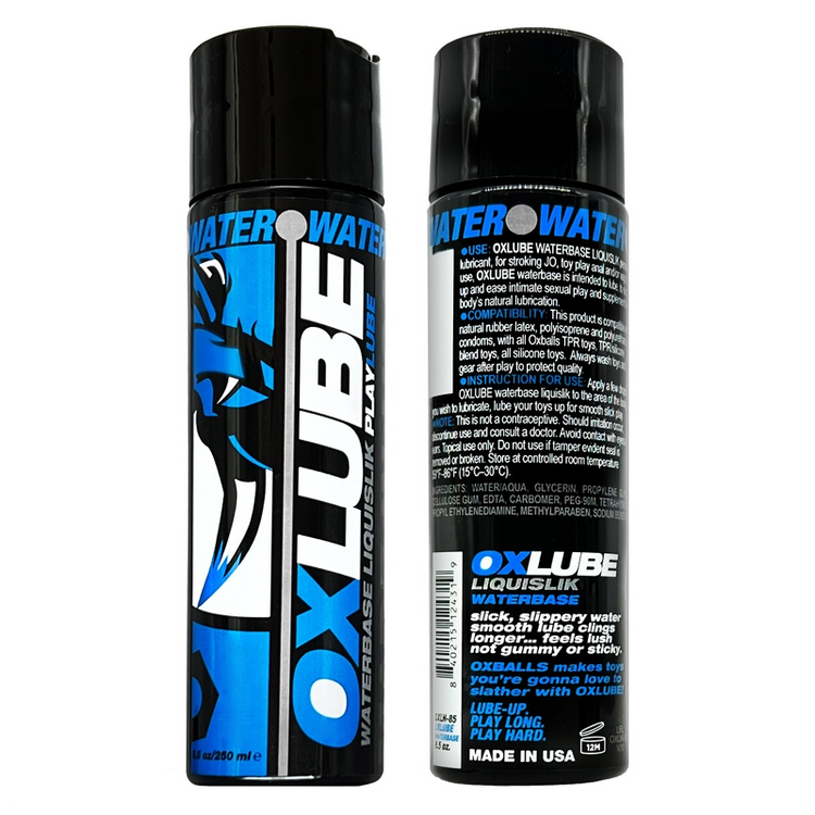 LIQUISLIK Waterbase, OXLube, 8.5 oz