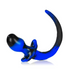 BULLDOG, puppy tail buttplug, POLICE SWIRL, Large