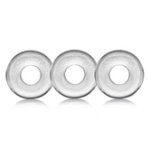 RINGER, 3-pack of DO-NUT-1 - CLEAR