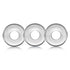 RINGER, 3-pack of DO-NUT-1 - CLEAR