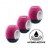 Masturbator Egg 3er Set (Bubble) Violet