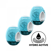 Masturbator Egg 3er Set (Savage) Light Blue