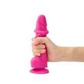 SLIDING SKIN REALISTIC DILDO FUCHSIA S