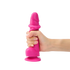 SLIDING SKIN REALISTIC DILDO FUCHSIA S