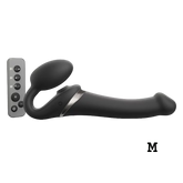 MULTI ORGASM BENDABLE STRAP-ON - M - BLACK
