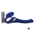 MULTI ORGASM BENDABLE STRAP-ON - M - NIGHT BLUE