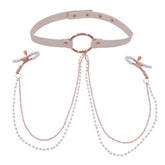 Peaches ‘n CreaMe Collar with Nipple Clamps
