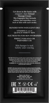 Stripped + Bare Massage Cream .34oz